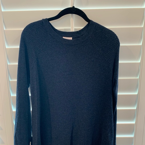 ISABEL MATERNITY Navy Blue Sleeve Tie Sweater - Picture 2 of 5